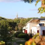 Les Hauts de Toulvern, vue sur le clocher de Baden