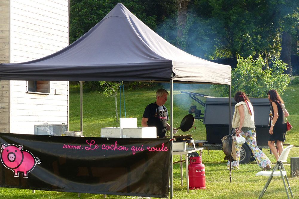 Food truck pour les repas de groupe