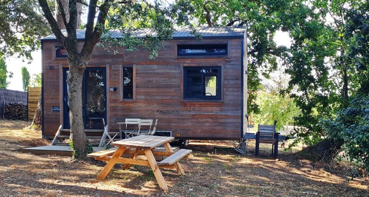 Tiny house dans le bois des Hauts de Toulvern